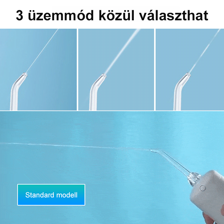 Hordozható elektromos fogkefe szájhigiéniai eszköz