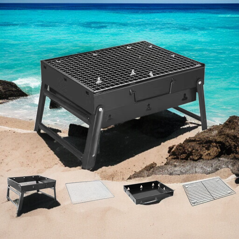 아웃도어 휴대용 바베큐 그릴 전체 모습