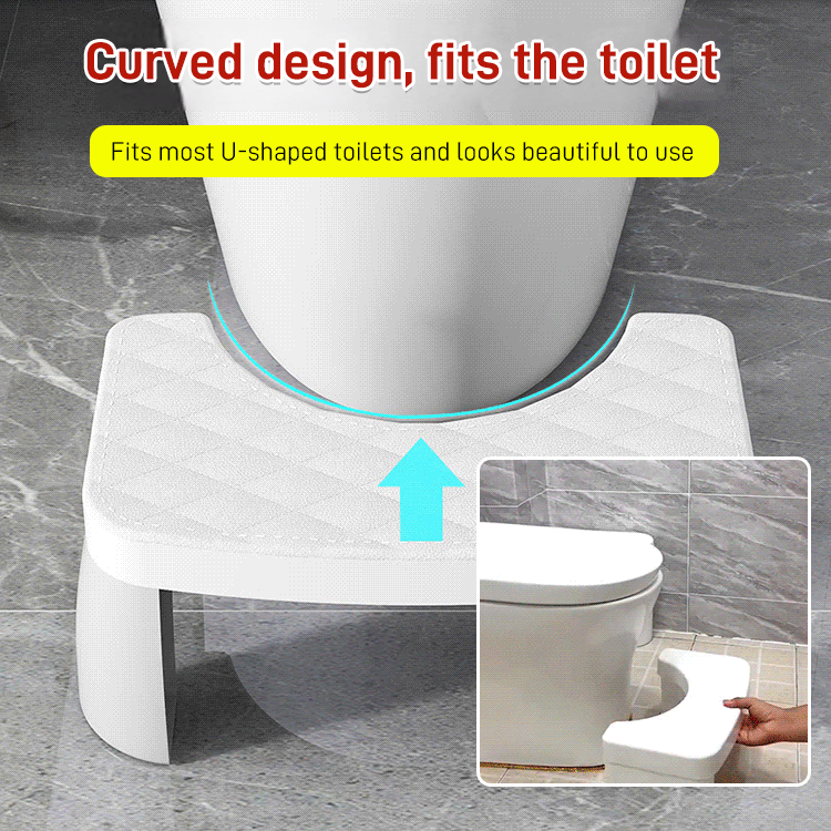 [Treat constipation without taking medicine] Anti-slip toilet stool for pregnant women and middle-ag