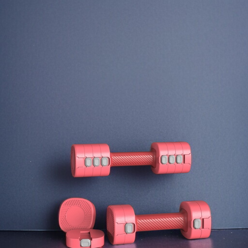 高品質ラバー素材のダンベル表面
