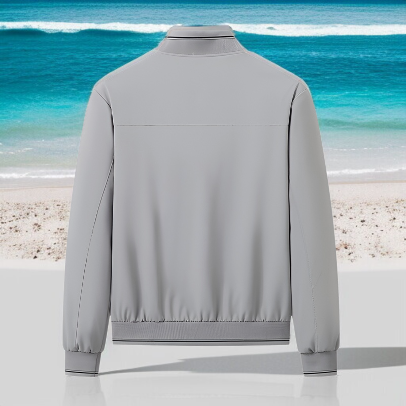 세련된 남성 캐주얼 코트 정면 이미지