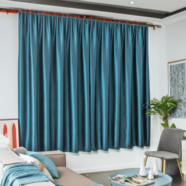 パンチ穴不要の簡単取付カーテン