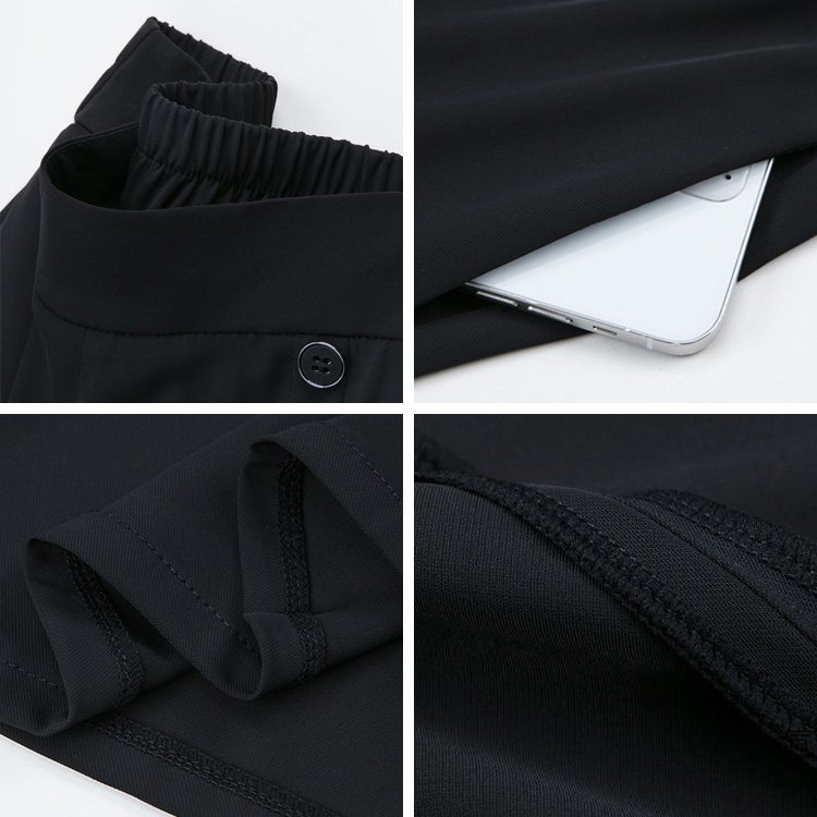 냉감 슬림 와이드 치마바지