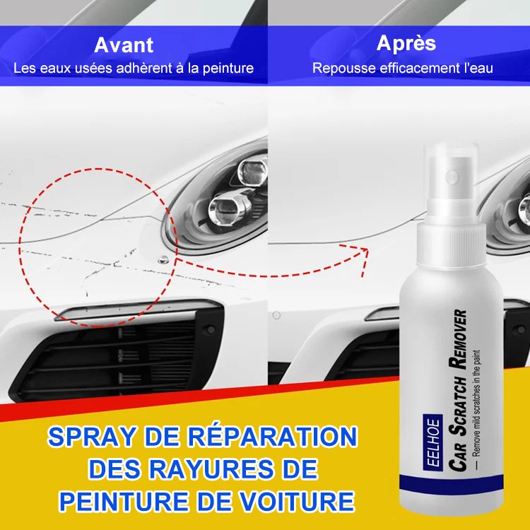 Spray de réparation des rayures de peinture