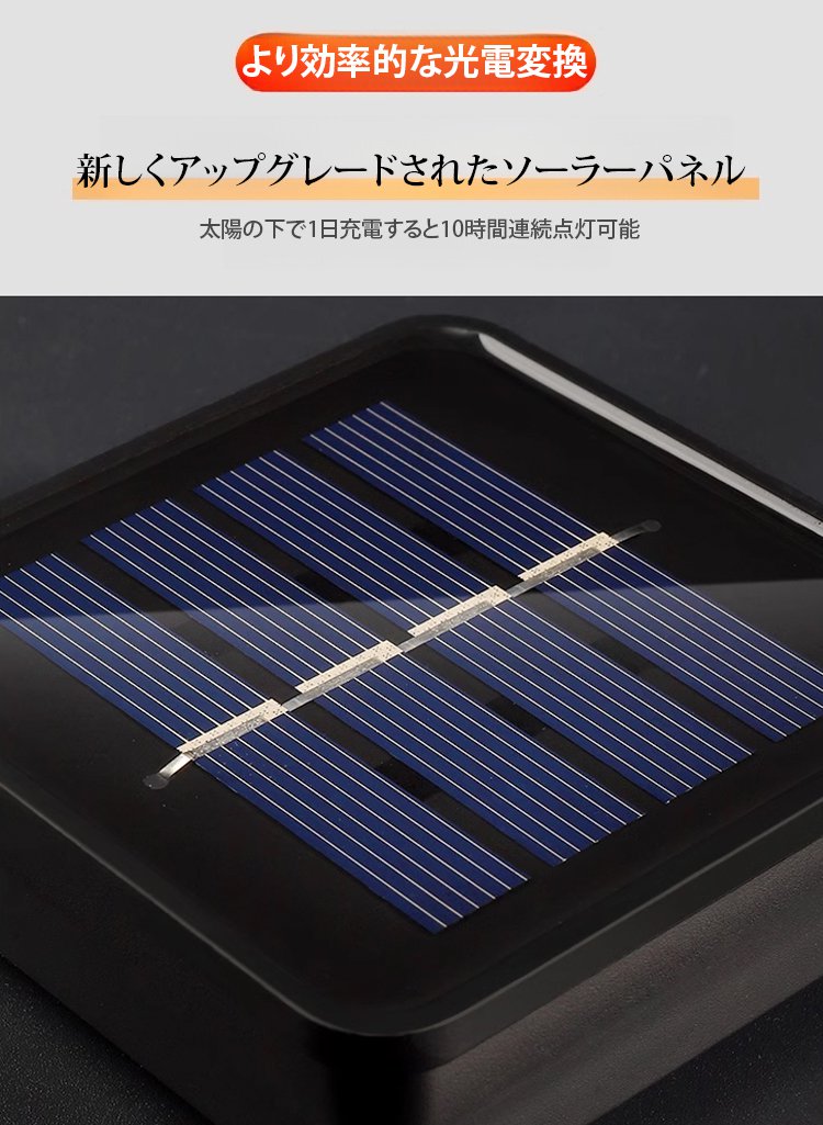 夜間自動点灯のソーラーストリングライト