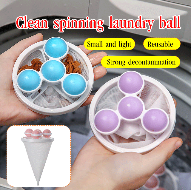 Clean Spinning Laundry Ball