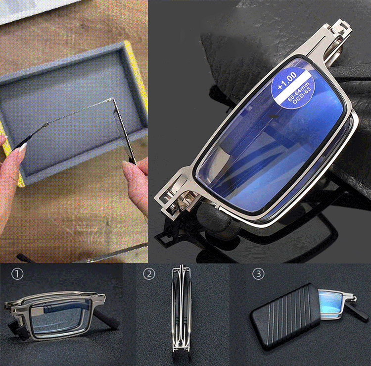 Ultra-light Anti-blue Light Folding Reading Glasses