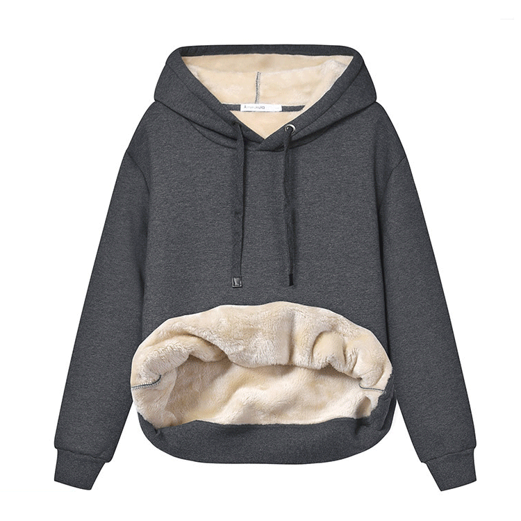 裏ボアジップパーカー