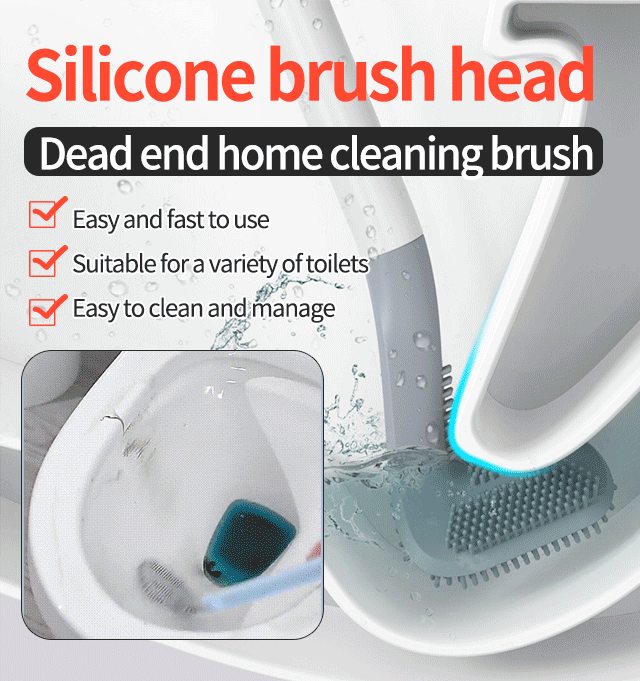 Creative Silicone Toilet Brush