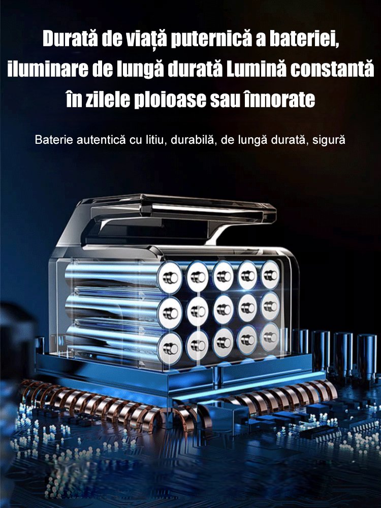 Lampă solară de ultimă generație, cu o durată de viață de 10 ani pentru o singură lampă