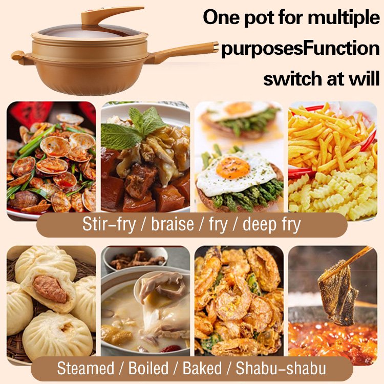 Pottery clay non-stick micro pressure cooker