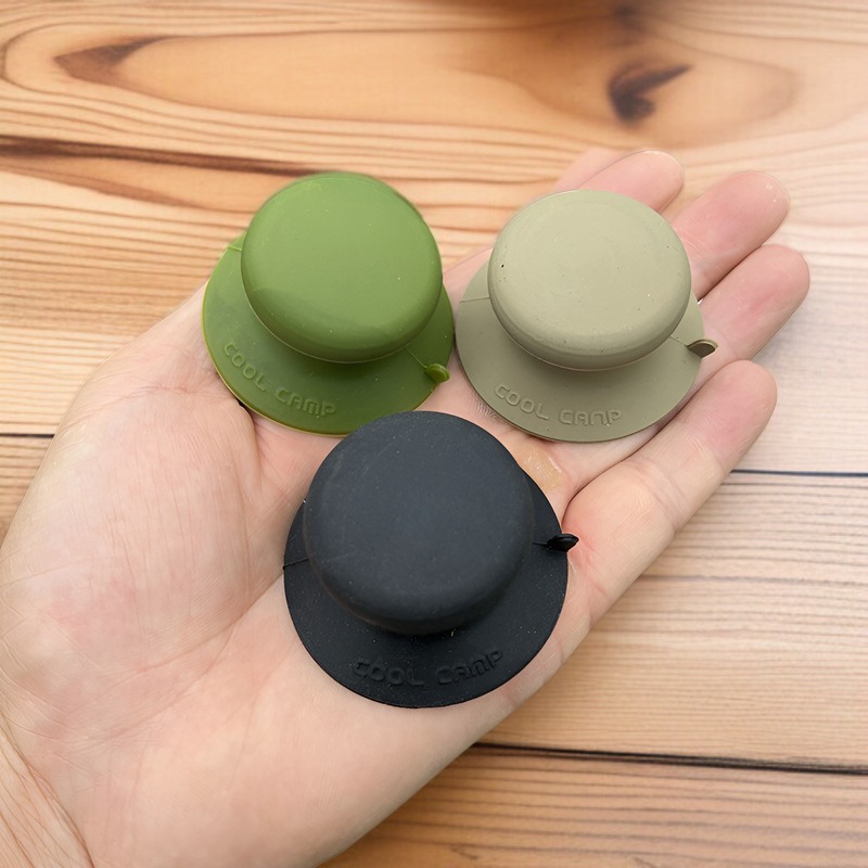 アンチヤケド機能付きハンドルのクローズアップ