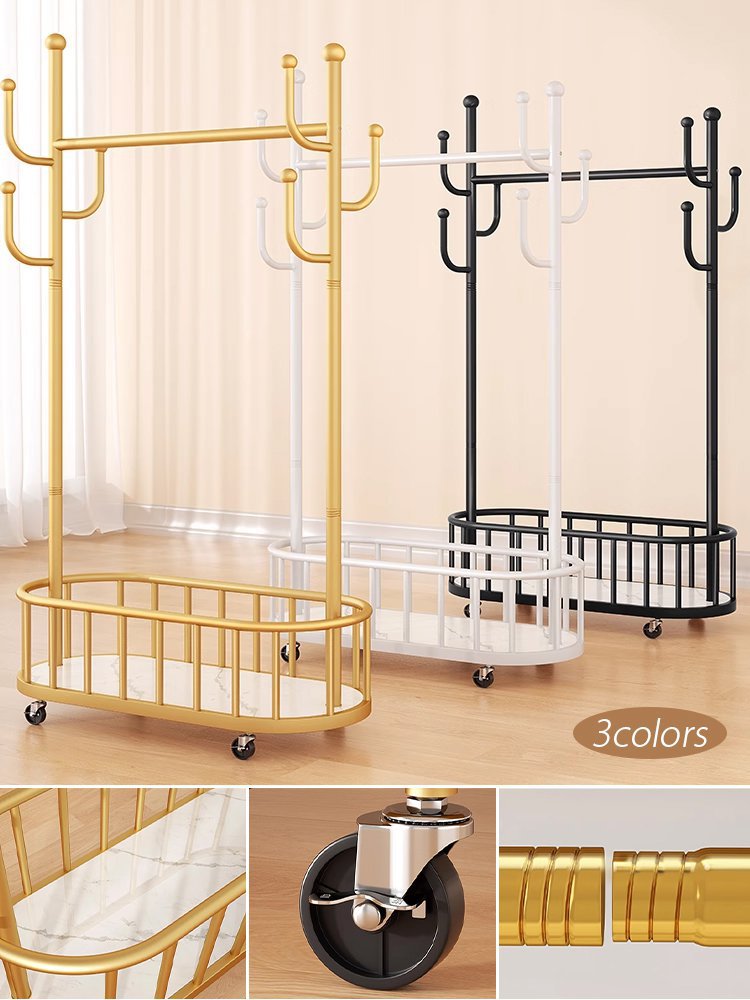 Movable home clothes hanger, storage artifact, strong and durable