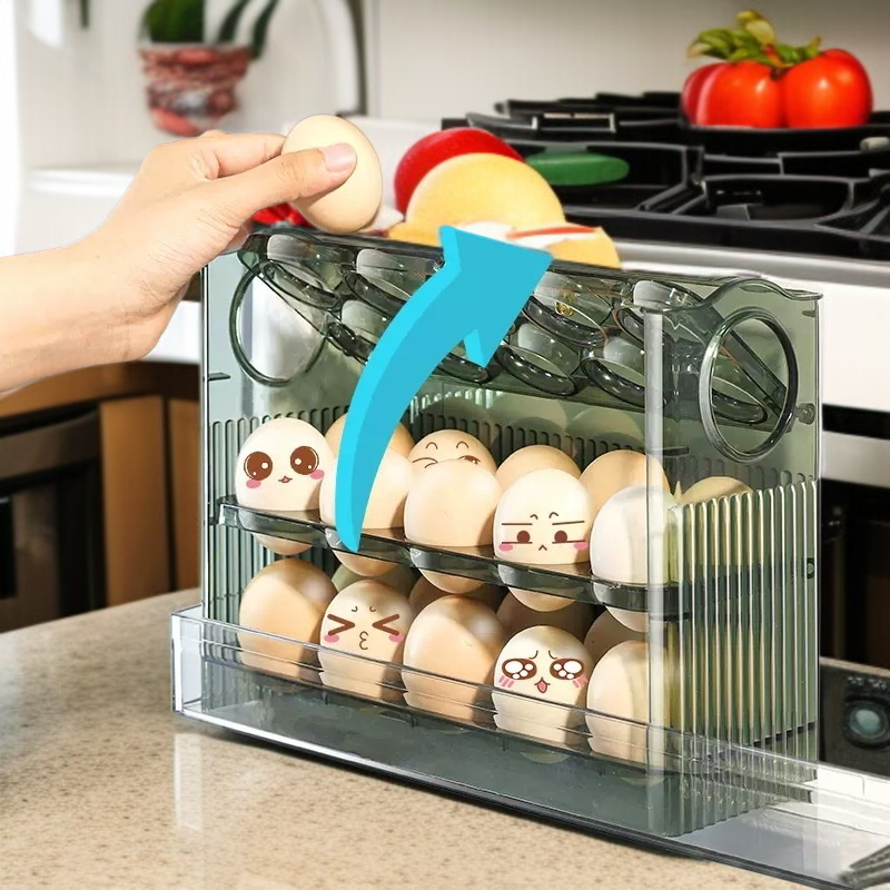 冷蔵庫サイドドア卵収納ボックスの全体画像