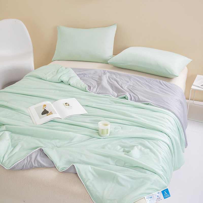 ผ้าห่มปรับอากาศผ้าไหมน้ำแข็ง ผ้าห่มฤดูร้อน