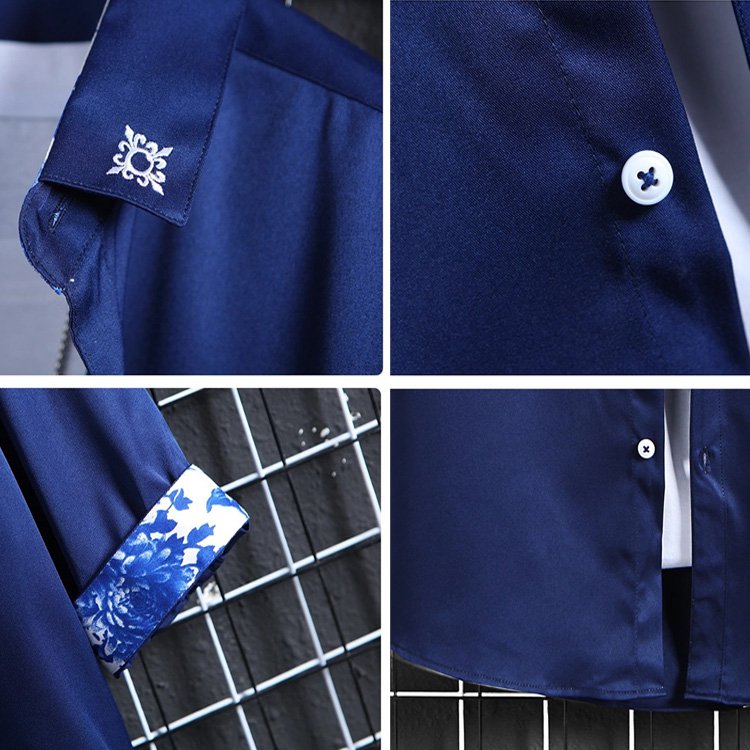 接触冷感7分袖シャツ