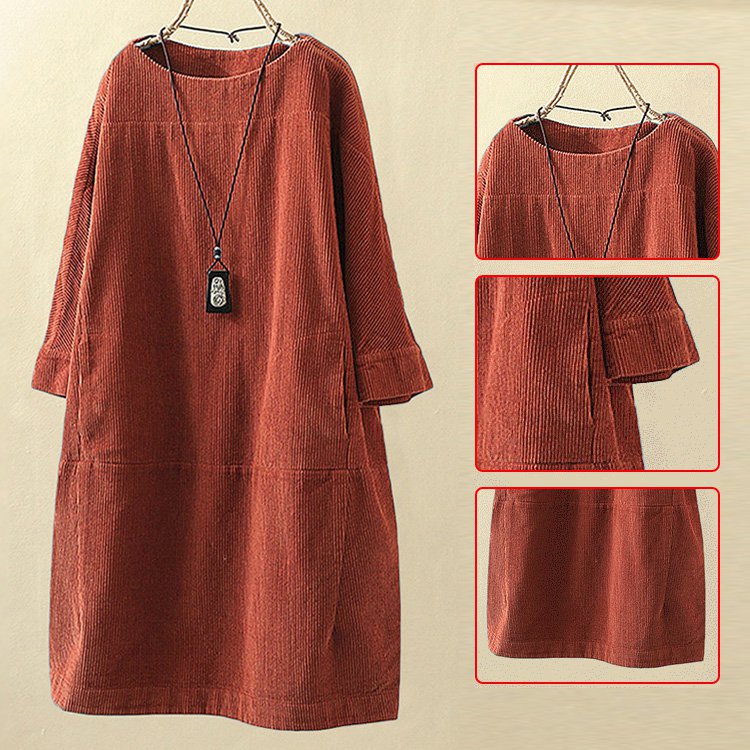 コーデュロイワンピース