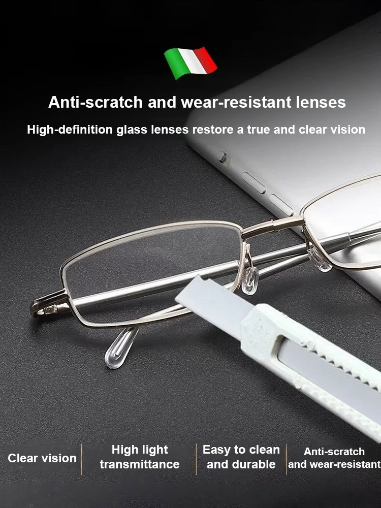 Retractable Folding Anti-Radiation Reading Glasses