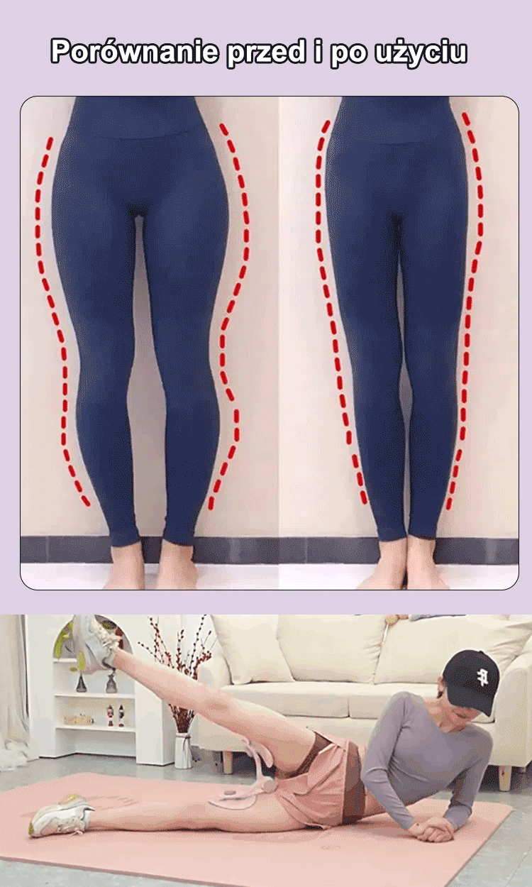 Multi-angle piękny trener pośladków