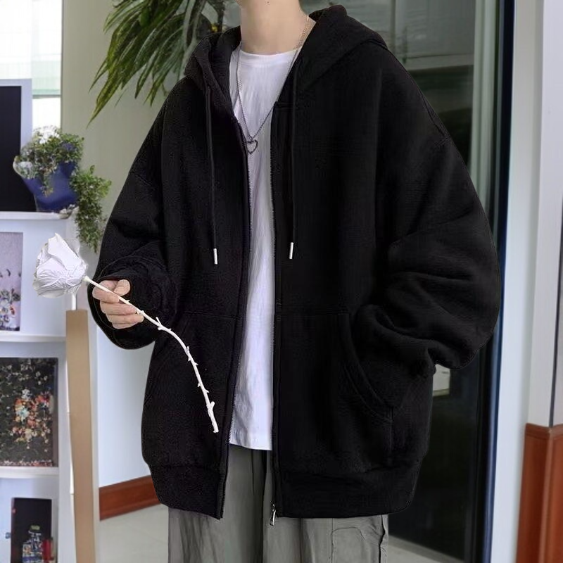 커플 헤비 가을 카디건 맨투맨 상의 아우터 재킷 남자 옷