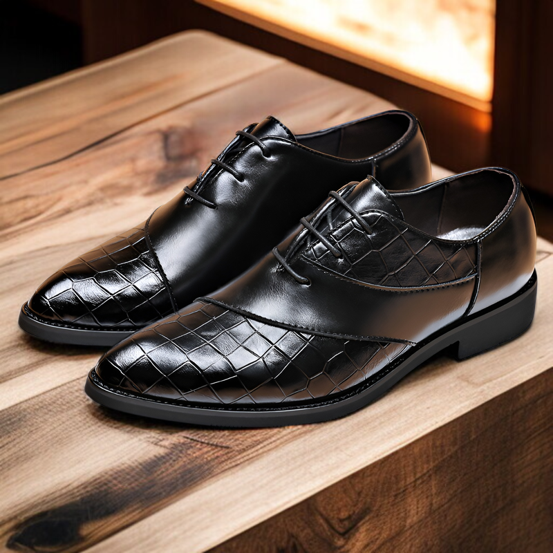 Große Größe Leder Herrenschuhe in Braun für Business und Freizeit