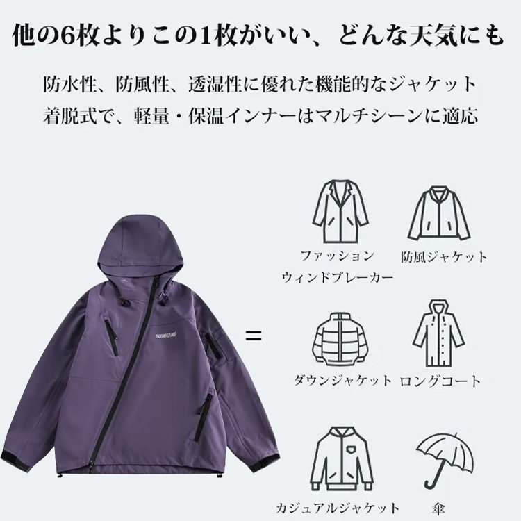 プロ仕様の高機能マウンテンパーカー
