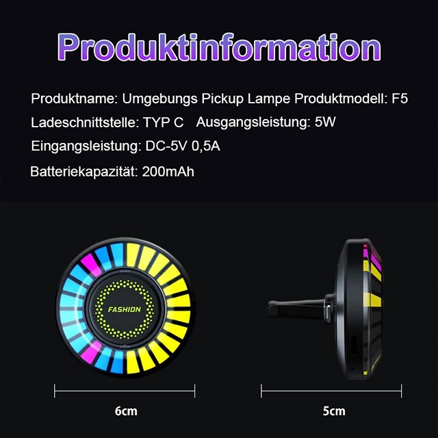 Auto Aroma RGB Pickup Lichter