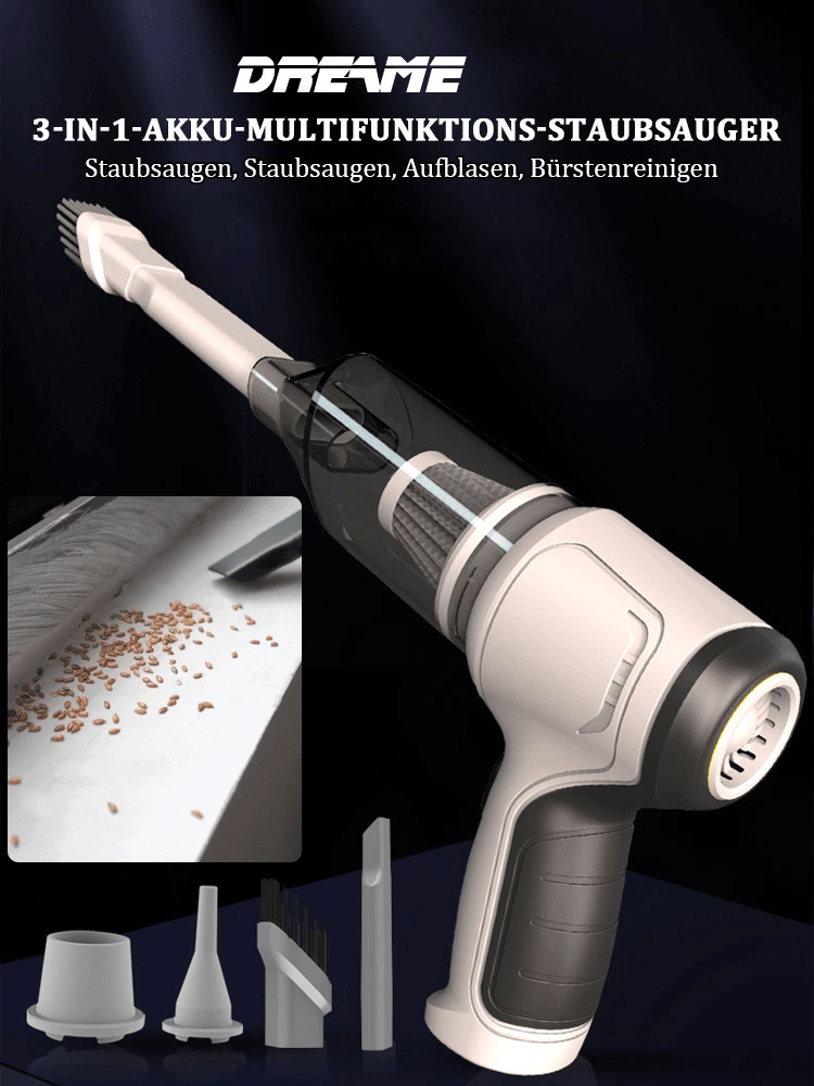 3-in-1-Akku-Multifunktions-Staubsauger