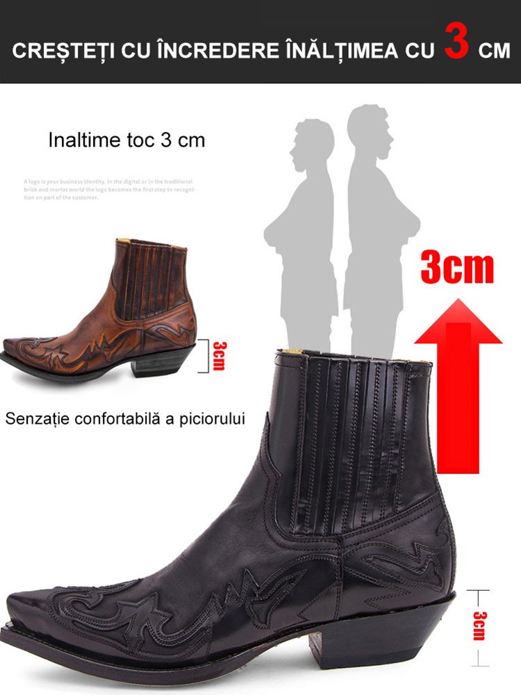 Cizme Martin stil retro pentru bărbați