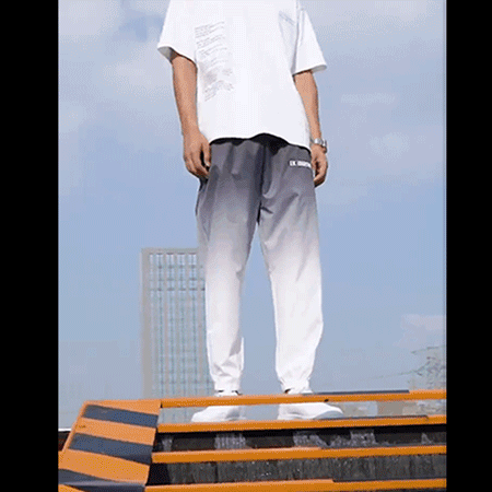 그라데이션 컬러 남성 팬츠