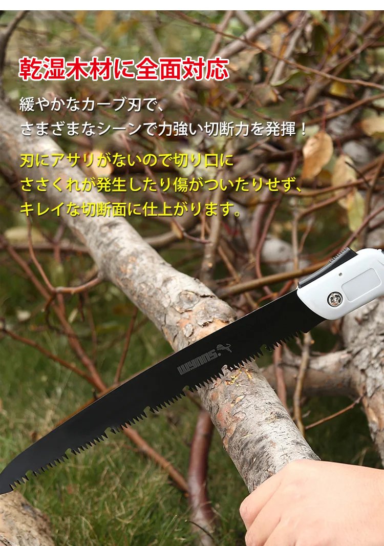 折りたたんだ状態の多機能ノコギリ