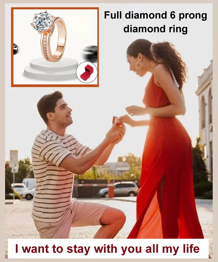 Angel Crown 2 Carat Solitaire Engagement Ring