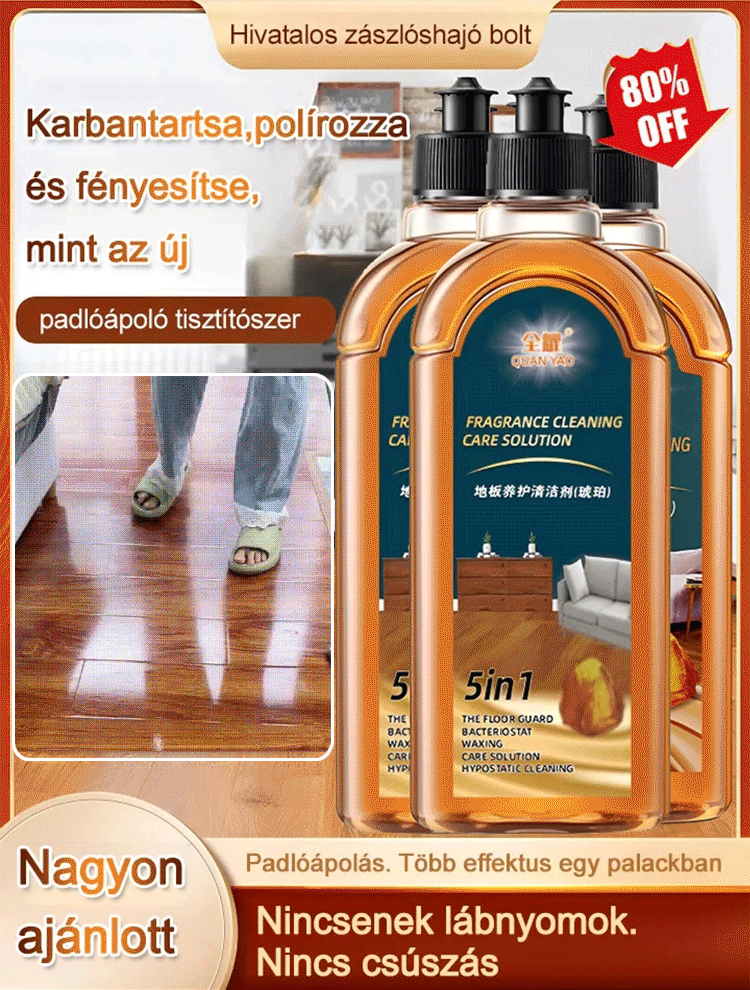 Padlótisztító és karbantartó szer