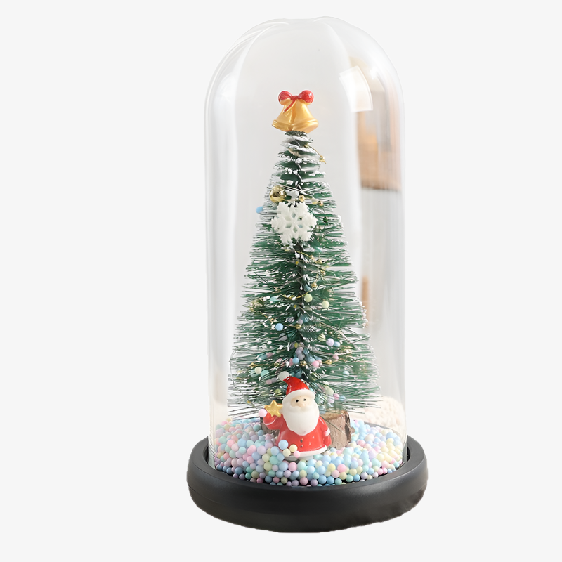 おしゃれなガラスカバー付きツリー
