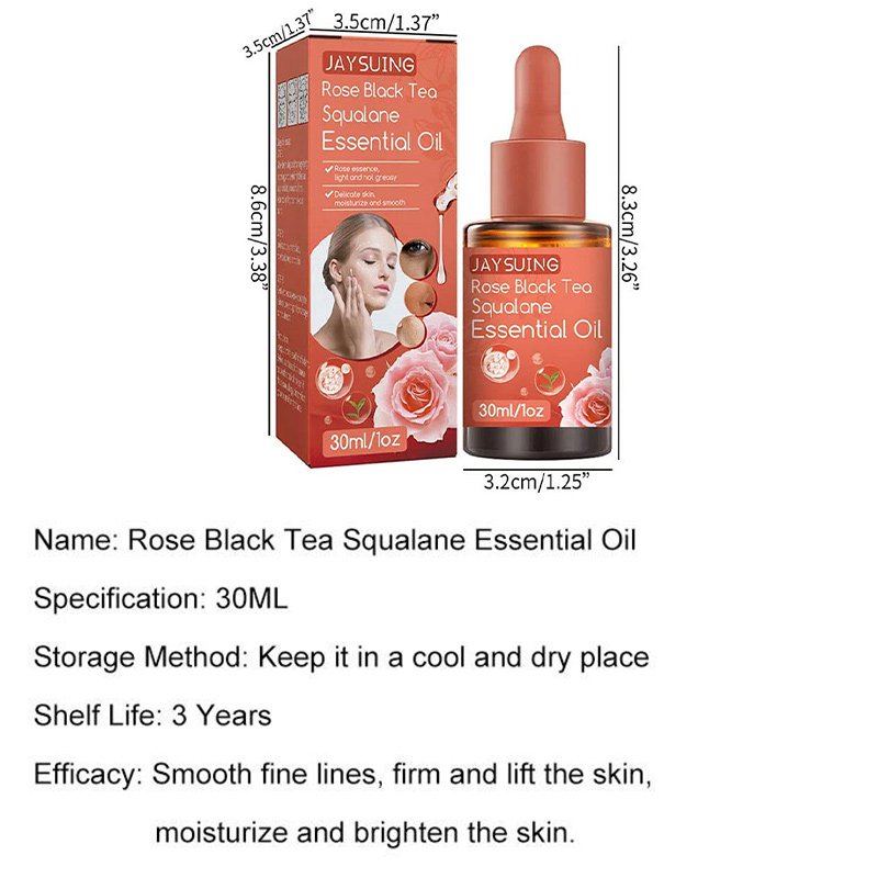 Rose Black Tea Squalane Essential Oil