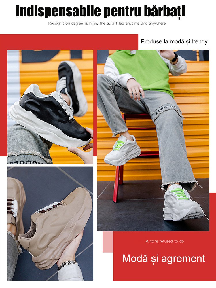 Tenisi de modă cu talpă groasă