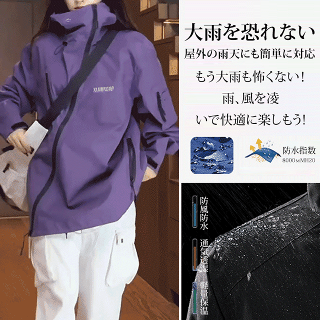 プロ仕様の高機能マウンテンパーカー