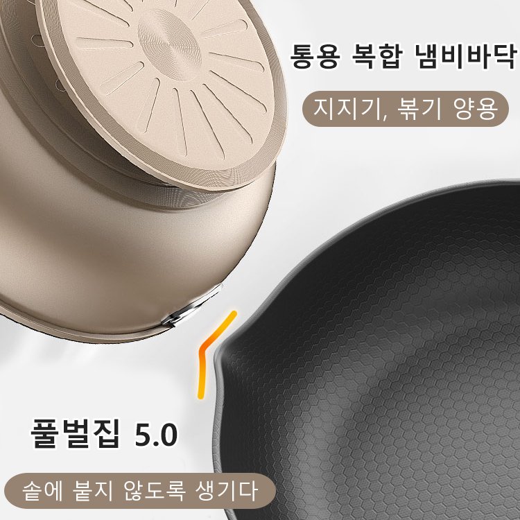 벌집 달라붙지 않는 냄비