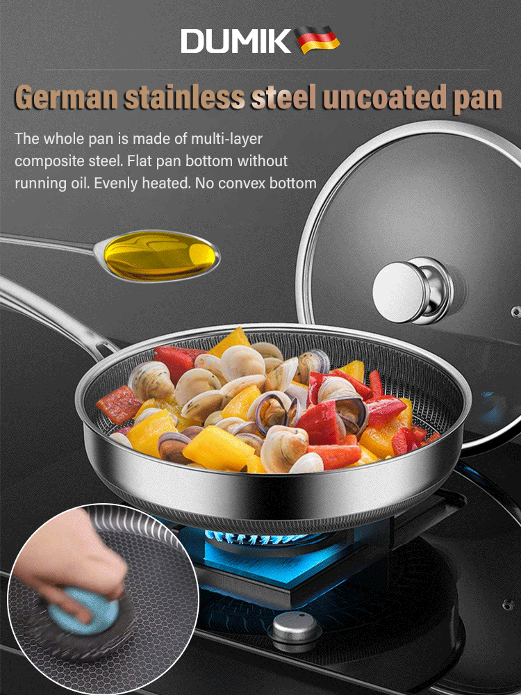 Germany made. Stainless steel frying pan