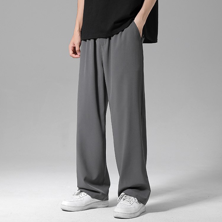 接触冷感メンズワイドパンツ