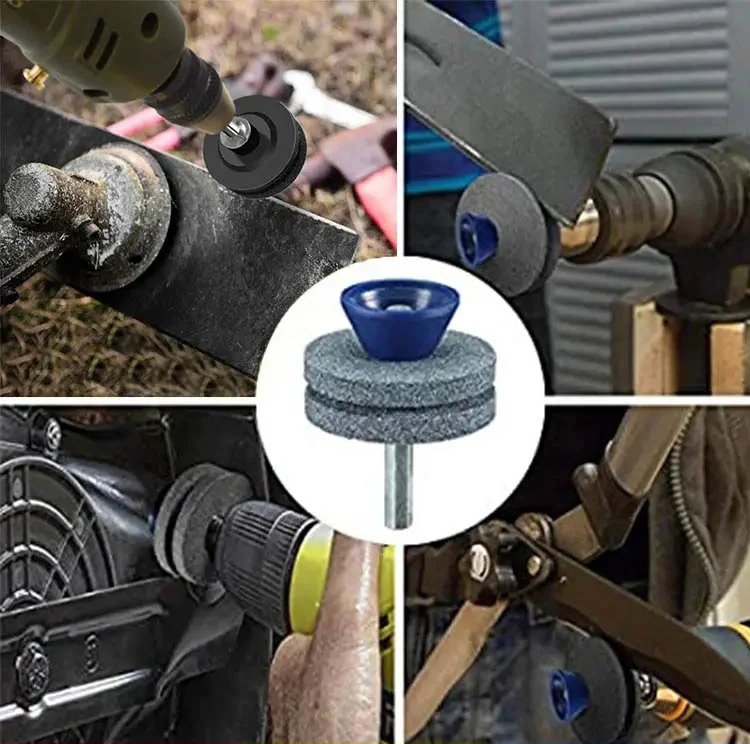 제초기 이중 숫돌