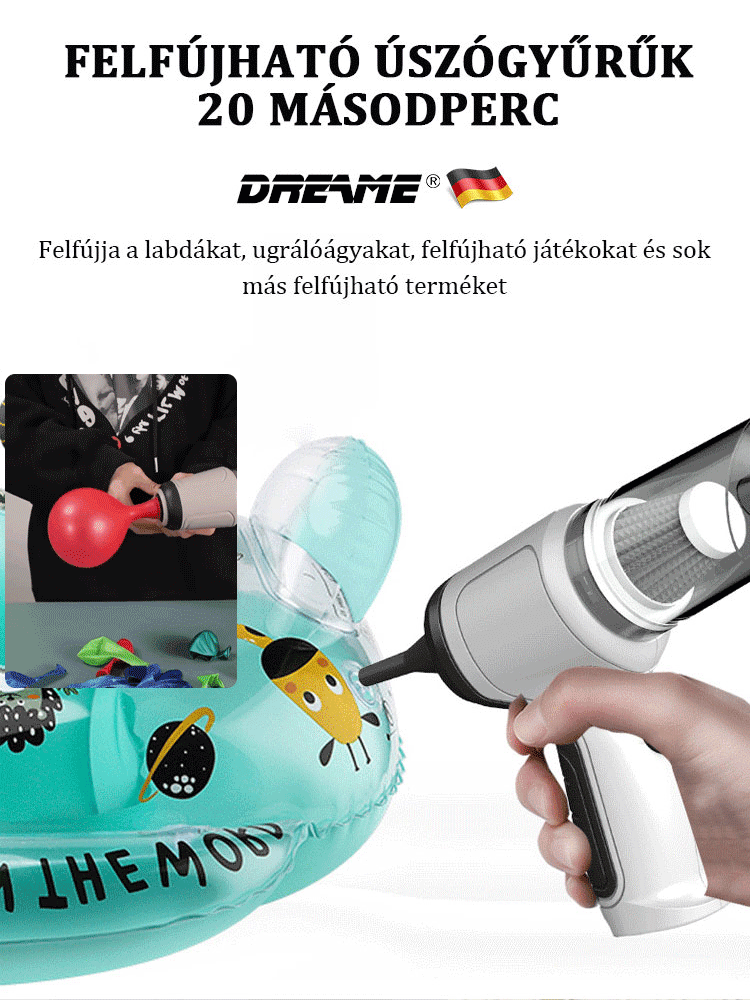 3 az 1-ben vezeték nélküli multifunkciós porszívó