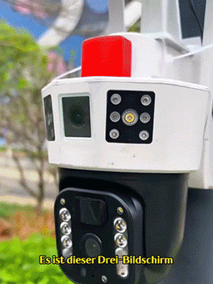 Dreiseiten-Scharfschütze-Solar-Dreiseitenkamera