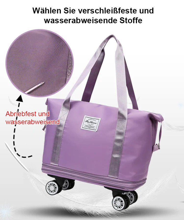 Trocken-Nass-Trennungsrucksack mit Rollen