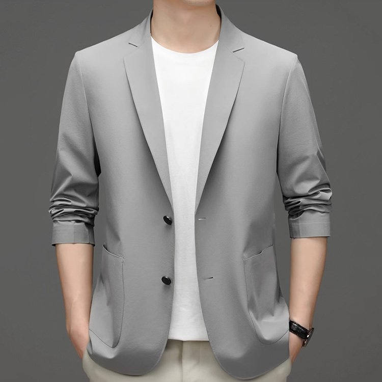 구김 방지 초박형 아이스실크 정장 외투