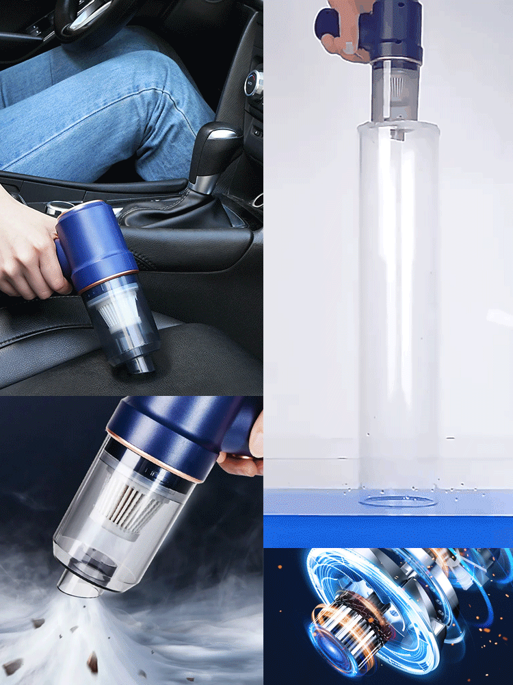 Aspiradora potente para vehículos seca y húmeda