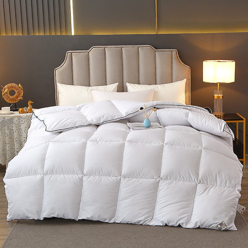 White goose down comforter
