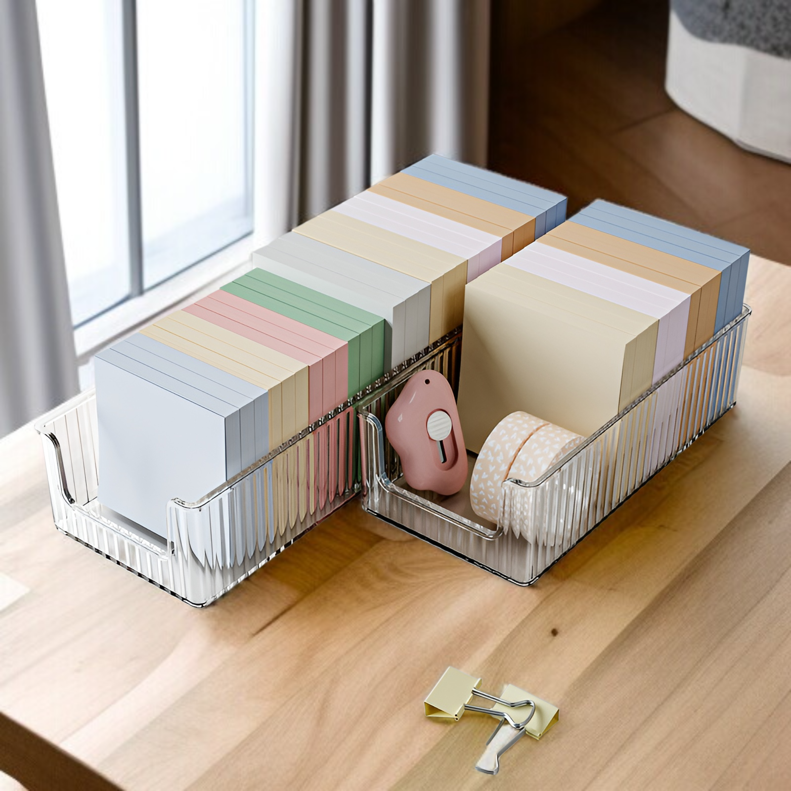 Schubladen-Aufbewahrungsbox für Notizen und Bürobedarf