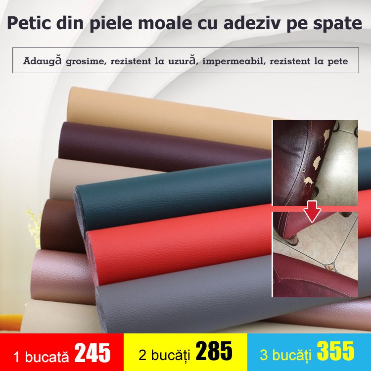 Autocolant autoadeziv din piele patched canapea