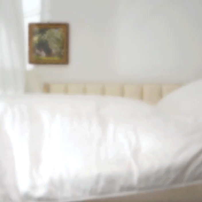 라이트 럭셔리 워시드 텐셀 프린트 여름 이불